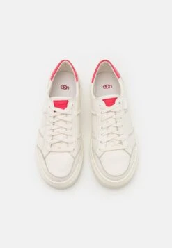 Ugg Alameda Lace - Sneakers Laag - Bright White/Red Pepper -Ugg Verkoopwinkel 021ece9e2533456f895ba347ac57186d