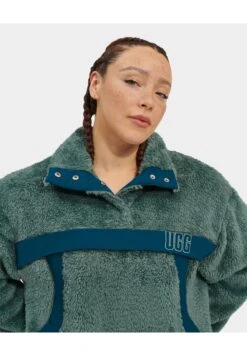 Ugg Gayel Sherpahalfsnap - Fleece Trui - Aloe Vera Midn Blue 9 Ugg Gayel Sherpahalfsnap - Fleece Trui - Aloe Vera Midn Blue -Ugg Verkoopwinkel 1f7fb1a4bb4f401c9ddc1bf566f10676