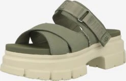 Ugg Sandalen Met Hak Muiltjes Ashton Dames Donkergroen