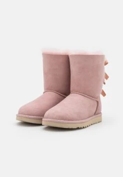 Ugg Bailey Bow - Korte Laarzen - Rose Grey -Ugg Verkoopwinkel 31b3073874a8413cbd74807b209ee6c1