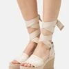 Ugg Abbot Ankle Wrap - Sandalen Met Hoge Hak - Driftwood -Ugg Verkoopwinkel 339d61a1d2c04b6891f31139a31e4893