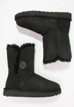 Ugg Bailey Button Ii - Korte Laarzen - Black -Ugg Verkoopwinkel 3ad7f0d2876f43199231860b1267591e
