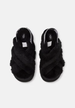 Ugg Disco Cross Slide - Pantoffels - Black -Ugg Verkoopwinkel 3f2ae806acf9473ba131e7495dda6313