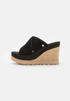 Ugg Verkoopwinkel 25 Ugg Abbot Slide - Muiltjes Met Hak - Black