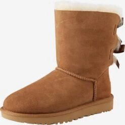 Ugg Laarzen Snowboots Bailey Bow II Dames Cognac