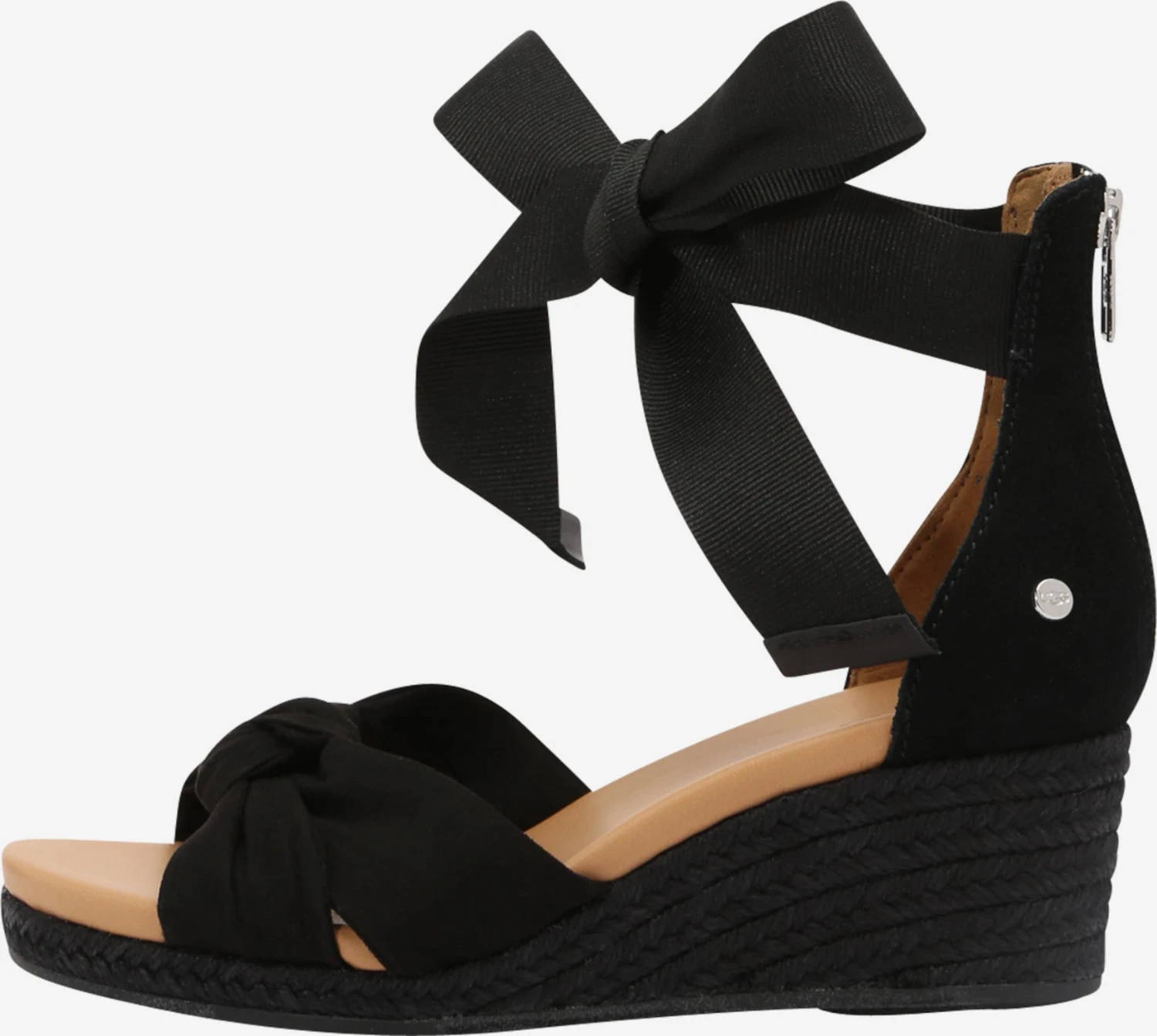 Ugg Sandalen Met Hak Sandaal Yarrow Dames Zwart 4 Ugg Sandalen Met Hak Sandaal Yarrow Dames Zwart - Afbeelding 2