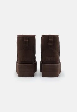 Ugg Classic Mini Platform - Enkellaarsjes Met Plateauzool - Burnt Cedar -Ugg Verkoopwinkel 617e1fa32a324e8fb382dd0c84b036f9
