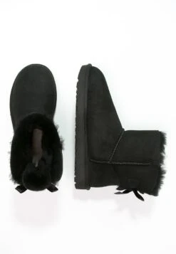 Ugg Mini Bailey Bow - Korte Laarzen - Black -Ugg Verkoopwinkel 6af5b1170c78471dac86ca64e902353f