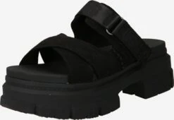 Ugg Sandalen Met Hak Muiltjes Ashton Dames Zwart