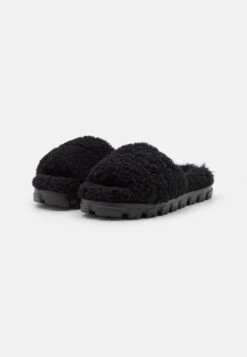 Ugg Cozetta Curly - Pantoffels - Black -Ugg Verkoopwinkel 71e8d33d07be4c028204bdc3e80477a9