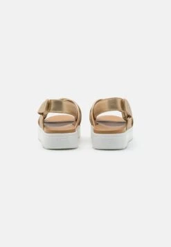 Ugg Zayne Slingback - Sandalen Met Plateauzool - Gold Metallic -Ugg Verkoopwinkel 7ea727a00bb1492f9fb33e38619d6743