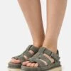 Ugg Goldenstar Strap - Sandalen Met Plateauzool - Moss Green -Ugg Verkoopwinkel 8305adb4e8444e9a80fc8f543b2b9595