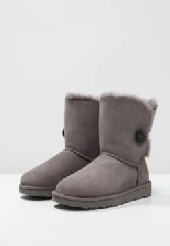 Ugg Bailey Button Ii - Korte Laarzen - Grey -Ugg Verkoopwinkel 83adb0153a4244f797125b7309356c1e