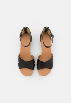 Ugg Eugenia - Sandalen Met Sleehak - Black -Ugg Verkoopwinkel 8f4e30877eb74db082f637eec0c2ed92
