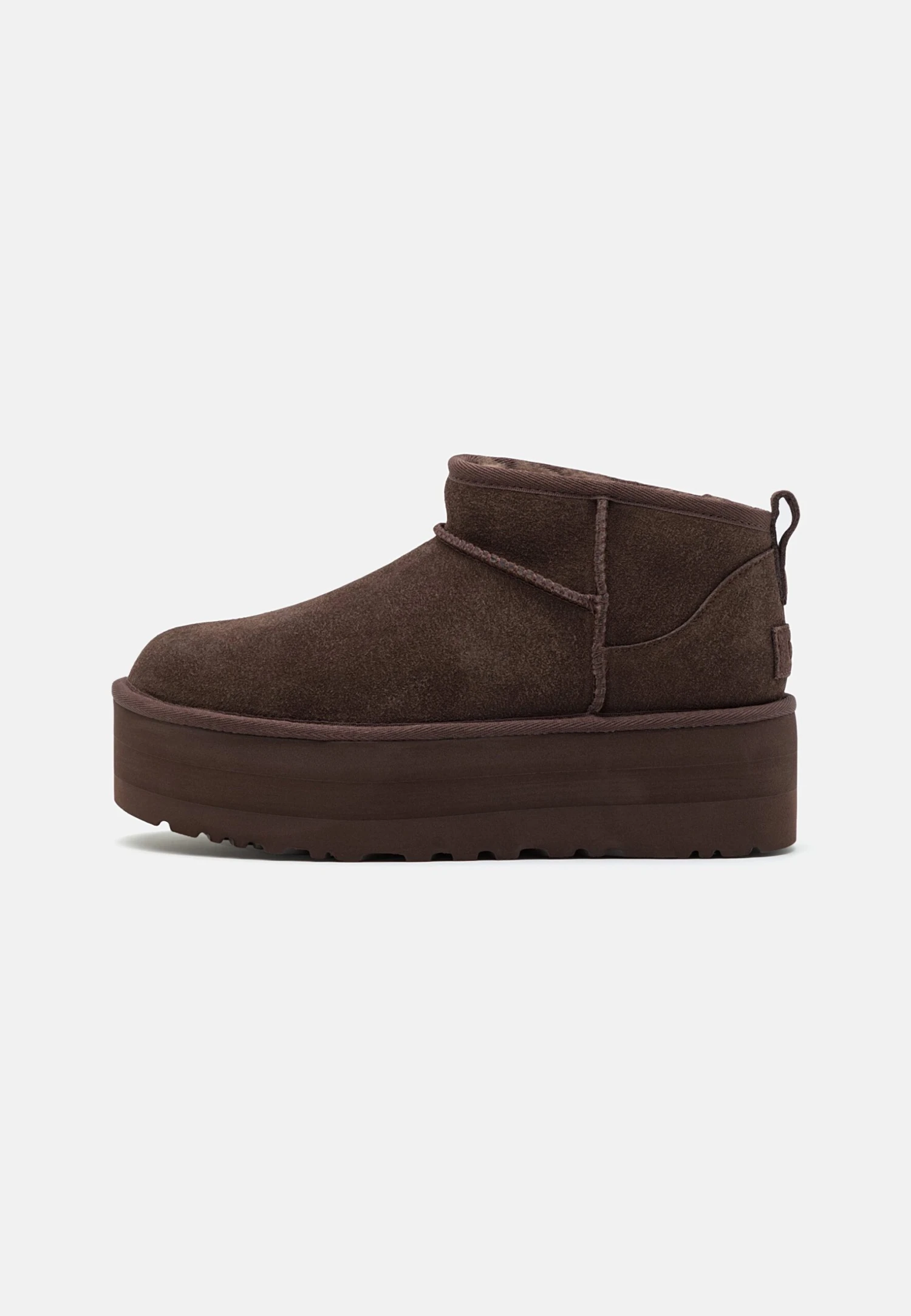 Ugg Classic Ultra Mini Platform - Enkellaarsjes Met Plateauzool - Burnt Cedar 4 Ugg Classic Ultra Mini Platform - Enkellaarsjes Met Plateauzool - Burnt Cedar - Afbeelding 2