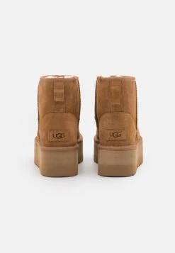 Ugg Classic Mini Platform - Enkellaarsjes Met Plateauzool - Chestnut -Ugg Verkoopwinkel 9b4a23d099a74db78f37f76f6ce32461