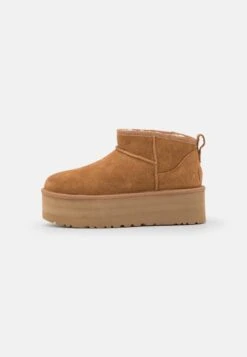Ugg Classic Ultra Mini Platform - Enkellaarsjes Met Plateauzool - Chestnut -Ugg Verkoopwinkel 9c0c54e84ad64ed7af3e851415ba69f5