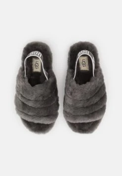 Ugg Fluff Yeah Slide - Sandalen - Charcoal -Ugg Verkoopwinkel 9fe4483f55ee43dba0995e7dbe95b8a7