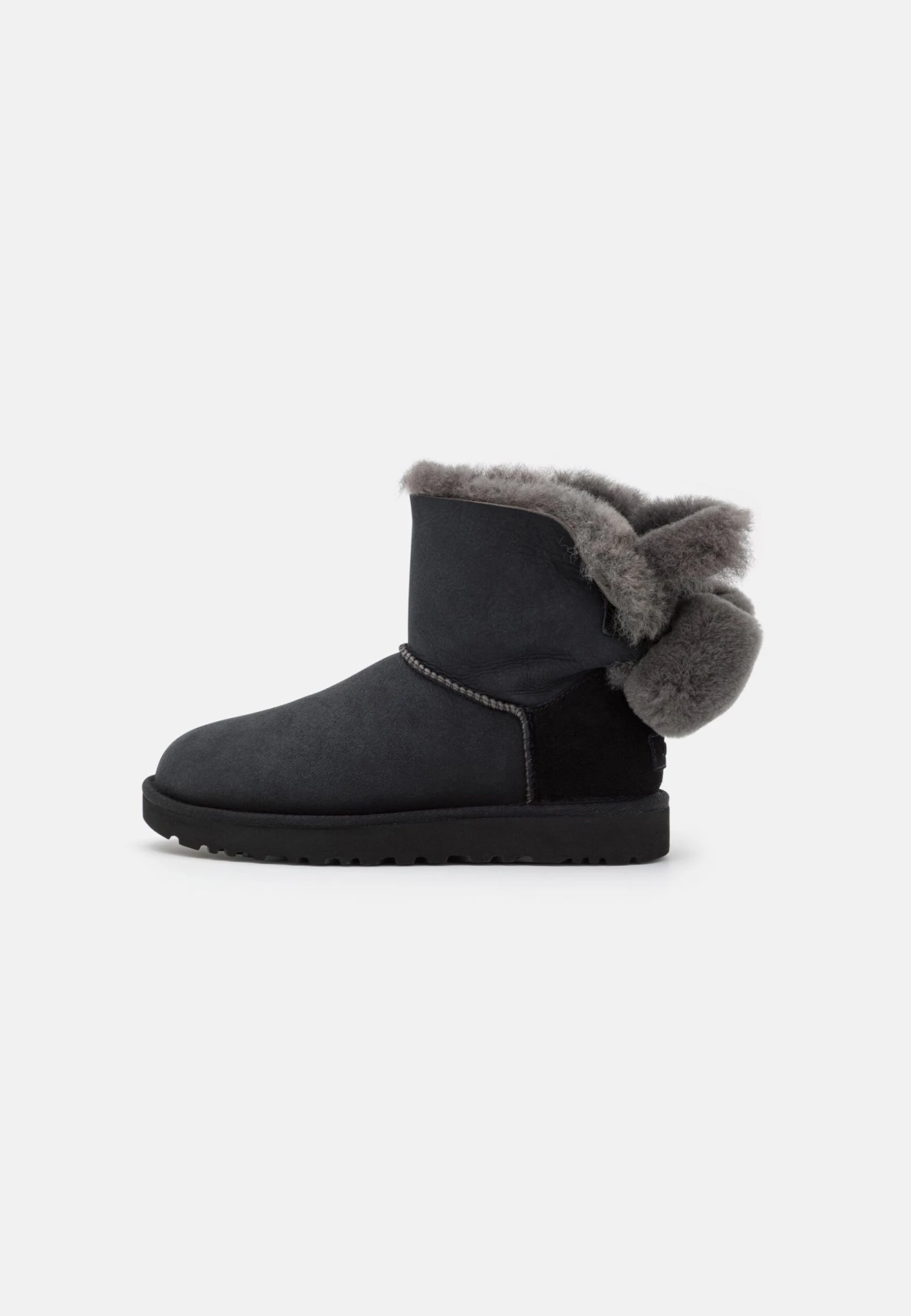 Ugg Mini Bailey Fuzzy Bow - Snowboots- Black 4 Ugg Mini Bailey Fuzzy Bow - Snowboots- Black - Afbeelding 2