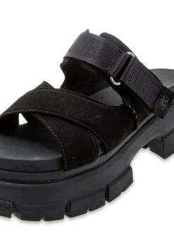Ugg W Ashton Slide - Sandalen Met Plateauzool - Black -Ugg Verkoopwinkel bd08b06958de459eb36f29ef6814ddd1