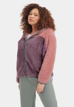 Ugg Sheila Sherpa F Zip - Fleecejas - Clay Pink Mauve