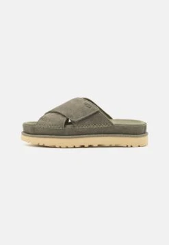 Ugg GoldenstarCross Slide - Muiltjes - Moss Green -Ugg Verkoopwinkel c78904f22e3f4cc798be1e8675475756