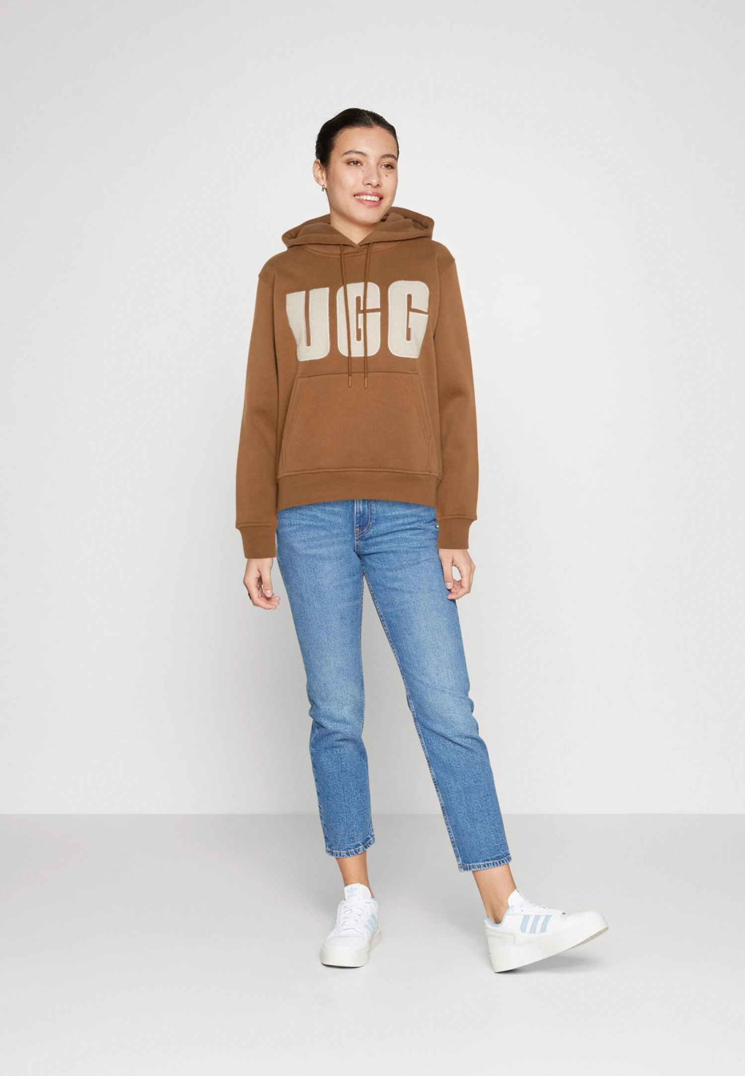 Ugg Logo Hoodie - Sweater - Chestnut/Plaster 4 Ugg Logo Hoodie - Sweater - Chestnut/Plaster - Afbeelding 2