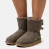 Ugg Mini Bailey Bow - Korte Laarzen - Slate -Ugg Verkoopwinkel dea84f82b5f04ee586cd264be50a9ad5