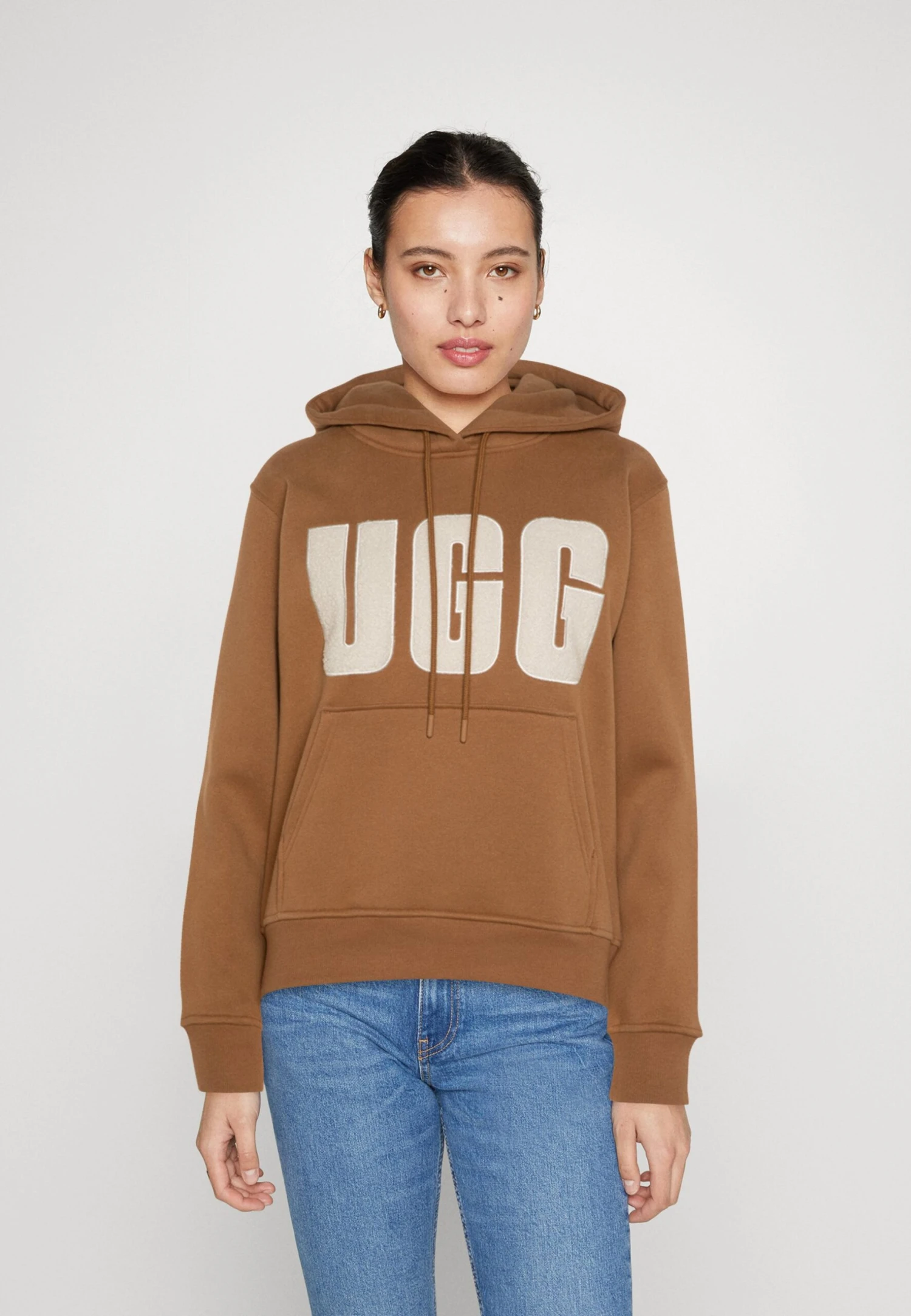 Ugg Logo Hoodie - Sweater - Chestnut/Plaster 3 Ugg Logo Hoodie - Sweater - Chestnut/Plaster