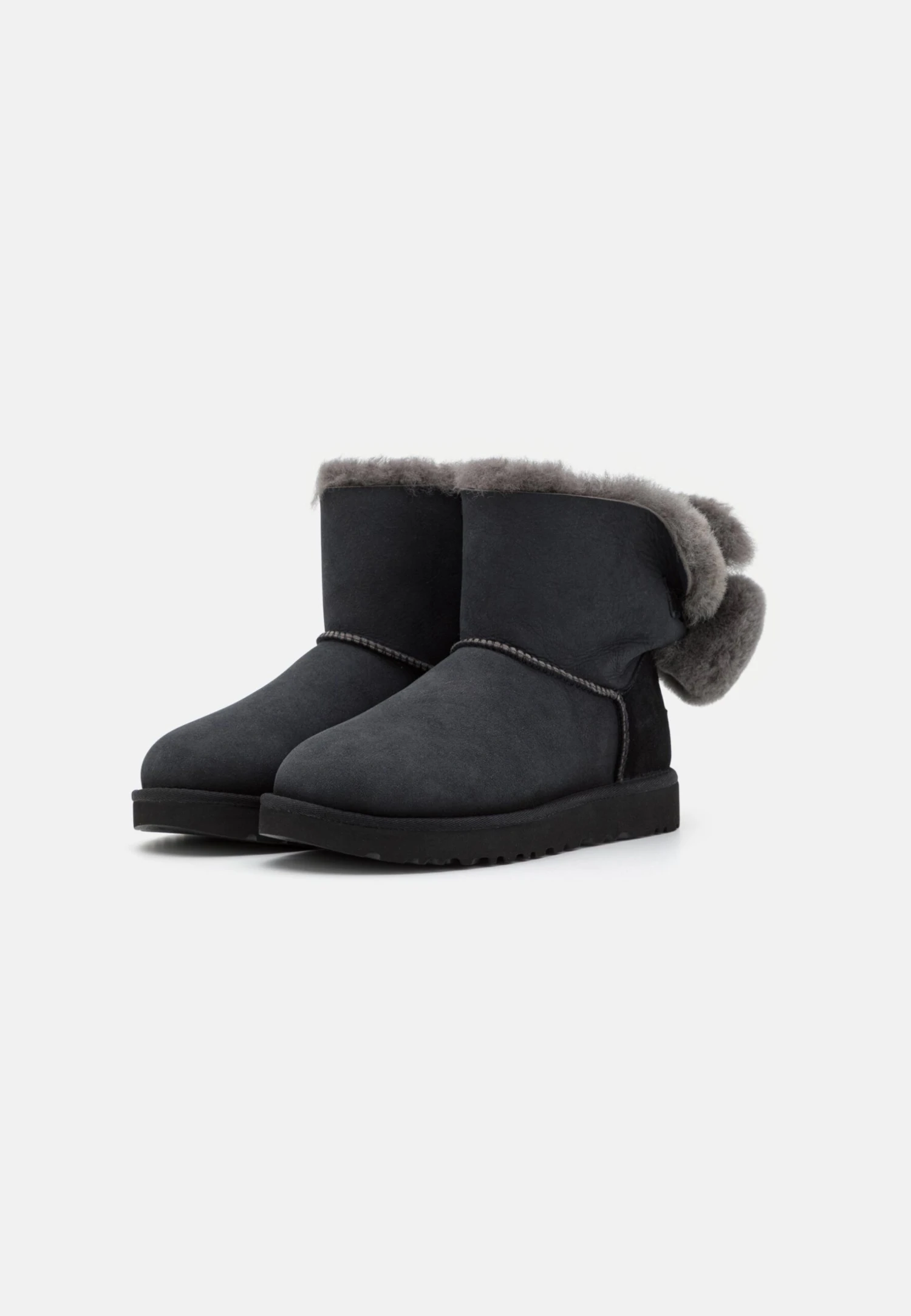 Ugg Mini Bailey Fuzzy Bow - Snowboots- Black 5 Ugg Mini Bailey Fuzzy Bow - Snowboots- Black - Afbeelding 3