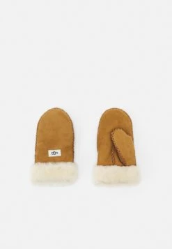 Ugg Mitten With Stitch Unisex - Wanten - Chestnut