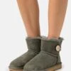 Ugg Mini Bailey Button - Korte Laarzen - Forest Night -Ugg Verkoopwinkel f15d507b5e604233885a2233335e56f3