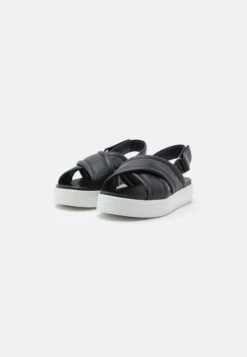 Ugg Zayne Slingback - Sandalen Met Plateauzool - Black -Ugg Verkoopwinkel f29f1997bb074a0cb0a9cee3c6ba30c8