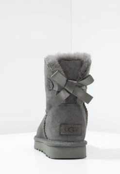 Ugg Mini Bailey Bow - Korte Laarzen - Grey -Ugg Verkoopwinkel f5b569e5d1304ce4b785580800776a57