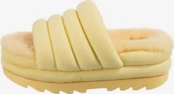 Ugg Pantoffels Huisschoenen Dames Geel / Pasteelgeel -Ugg Verkoopwinkel f5c6d5ccda54ce22683bf0bc097b4c1d