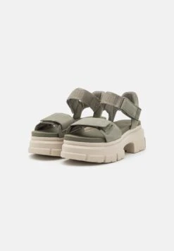 Ugg Ashton Ankle - Sandalen Met Plateauzool - Moss Green -Ugg Verkoopwinkel f686dea32d2d4bbaa5c29dfdb4dc9eac